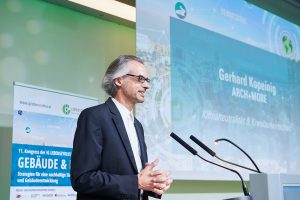 Gerhard Kopeinig (ARCH+MORE) - Kongress 2021: Gebäude & Raum: Strategien für eine nachhaltige und klimaneutrale Stadt-, Raum- und Gebäudeentwicklung ‍- IG LEBENSZYKLUS BAU (c) Leo Hagen